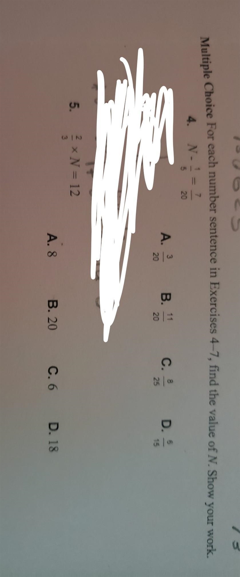 Middle school math multiple choice​-example-1