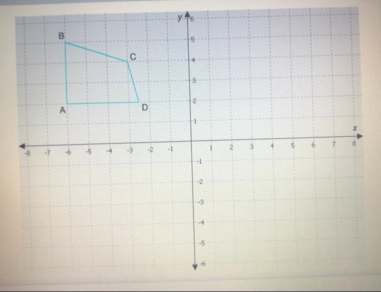 Quadrilateral ABCD is translated 7 units down and 2 units to the right. The length-example-1