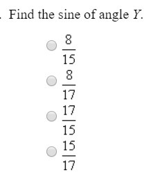 Find the sine angle of Y.-example-2