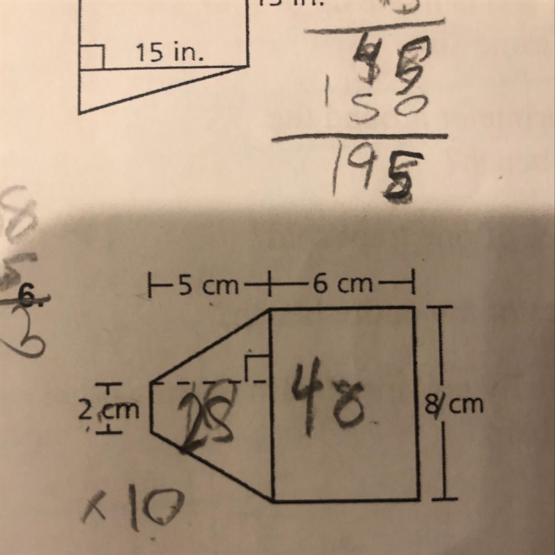 Find the area of the figure-example-1