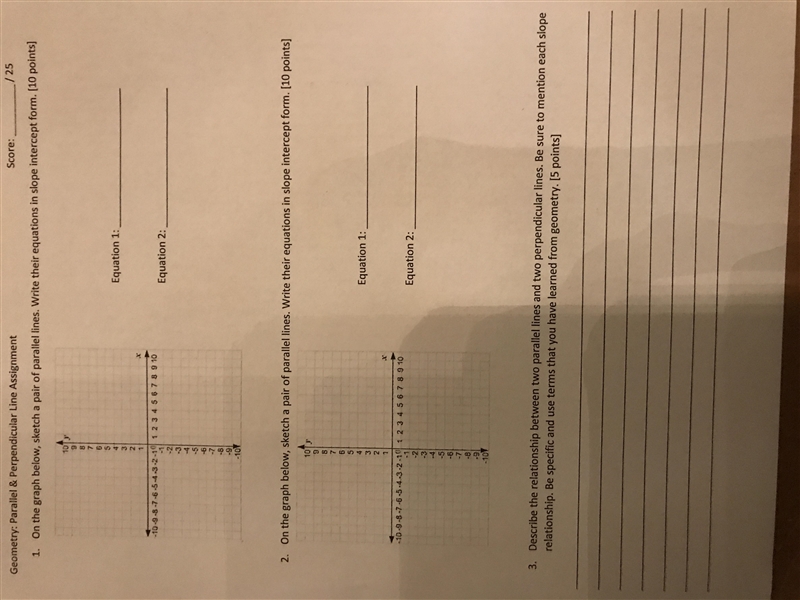 ASAP IM IN DESPRITE NEED OF SLEEP How do I write an equation in slope intercept form-example-1