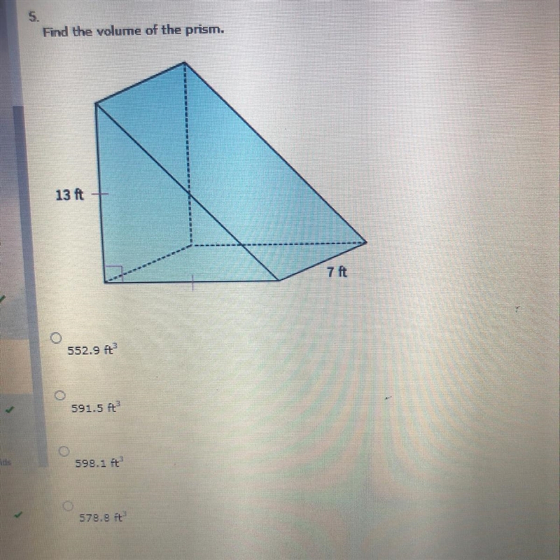 Find the volume of the prism.-example-1