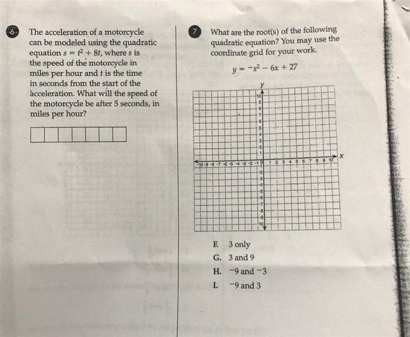 Algebra 1 please help with 6,7-example-1