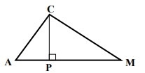 Given: △ACM, m∠C=90°, CP ⊥ AM AC:CM=3:4, MP-AP=1. Find AM. PLEASE HELP! DUE IN AN-example-1