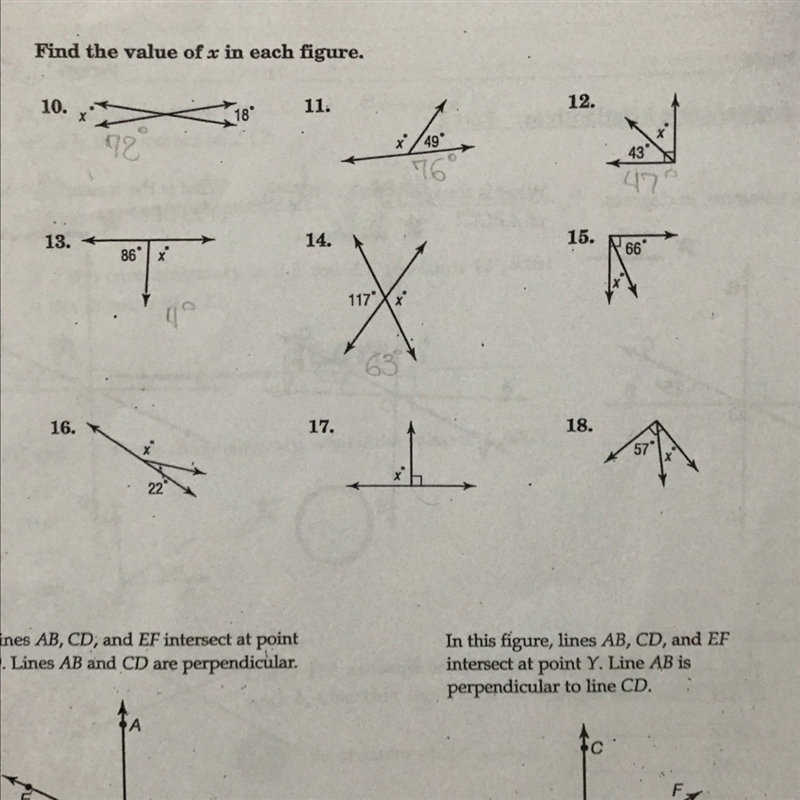 Please! Help me Find the value of x each Figure.-example-1