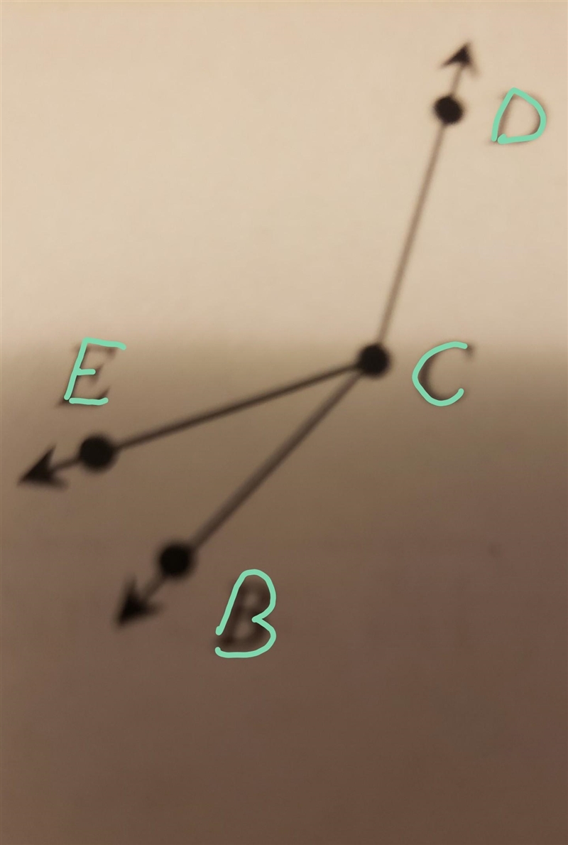 If m<ECD is six less than five times m<BCE. and m<BCD = 162°, find each measure-example-1