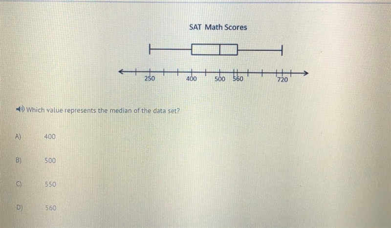 A)400 B)500 C)550 D)560-example-1