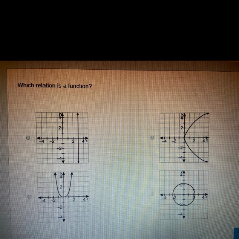 Which relation is a function?-example-1