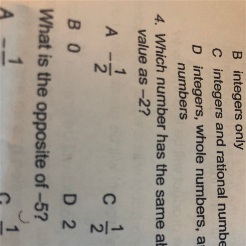 Which number has the same absolute value as —2-example-1