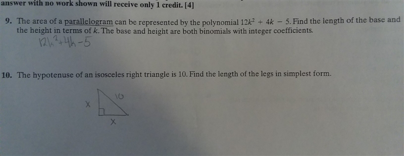 Please include work If you can, answer both questions, but I mainly need help on the-example-1