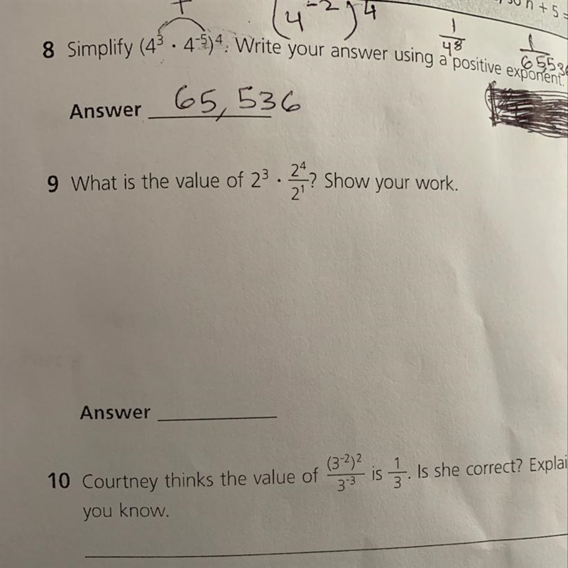 Help me with answer 9-example-1