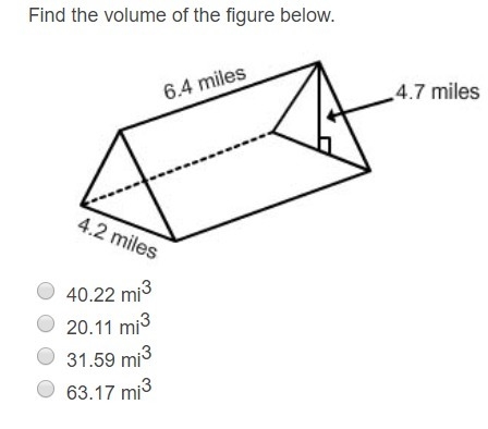 Question 1. Find the volume of the figure below. Question 2. Find the value of x in-example-1