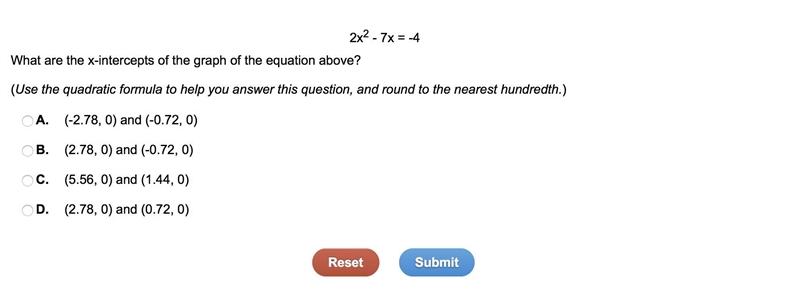 What are the x-intercepts of the graph of the equation above?-example-1