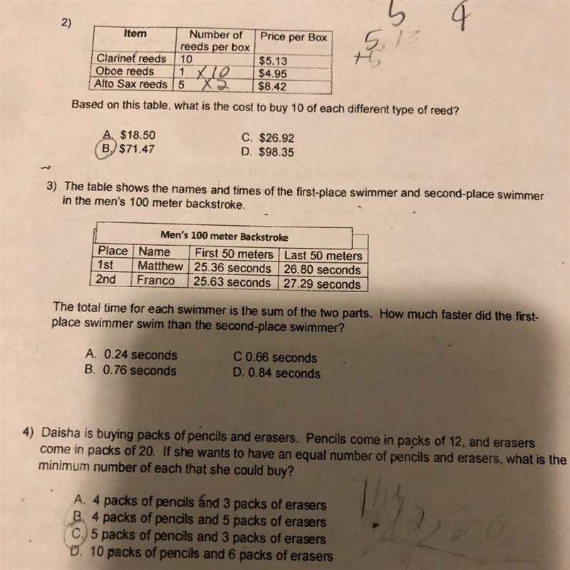 Look at question number 3 I need help on that one-example-1