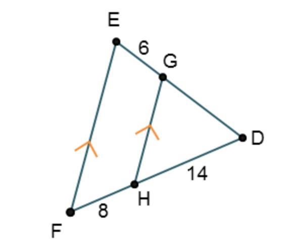 What is the length of Line segment G D? GD =___-example-1