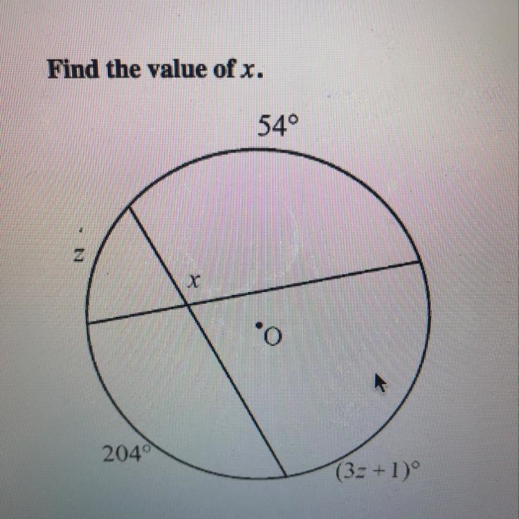 Find the value of x in the picture-example-1