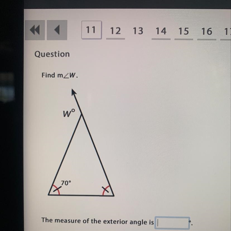 How do you find the measure of m-example-1