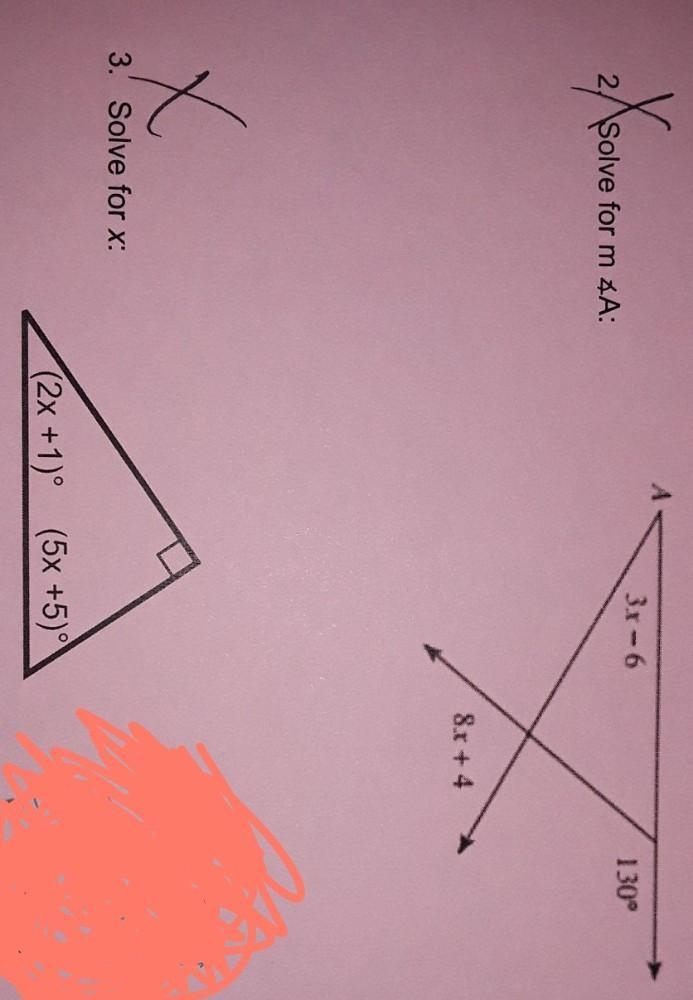 Can someone help with these 2 please? I'm doing corrections. ​-example-1