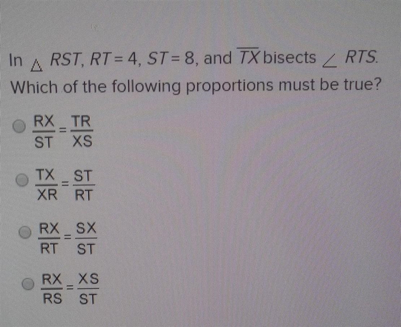 Which of the following proportion must be true?​-example-1