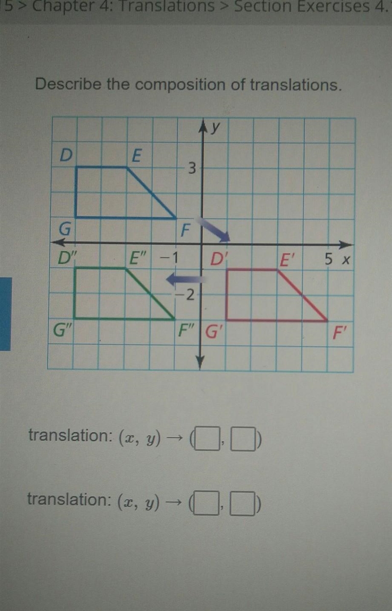 HELLP! Describe the composition of translations​-example-1