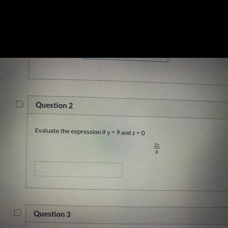 Question 2, evaluate the expression on the picture-example-1