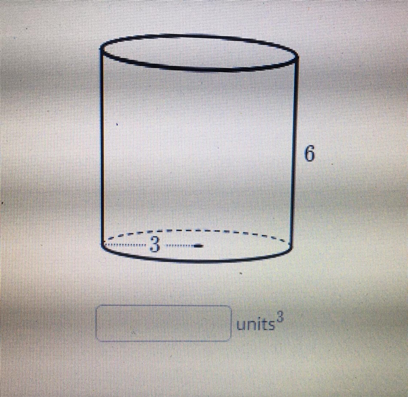 Find the volume of the cylinder. Enter the exact answer.-example-1