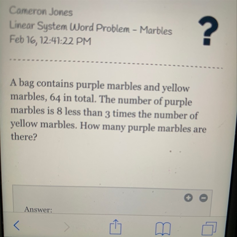 How many purple marbles there?-example-1