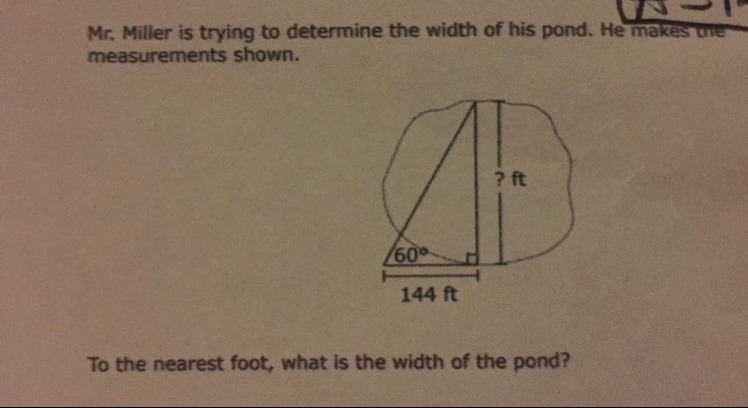 What is the width of the pond?-example-1