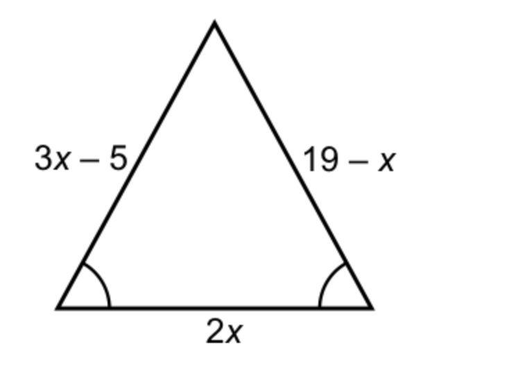 Work out the perimeter of this isosceles triangle. All of the sides are in cm.-example-1