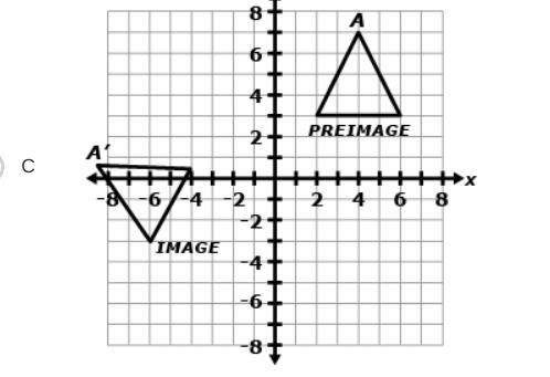 Which diagram shows a reflection across y=−1/2x?-example-2