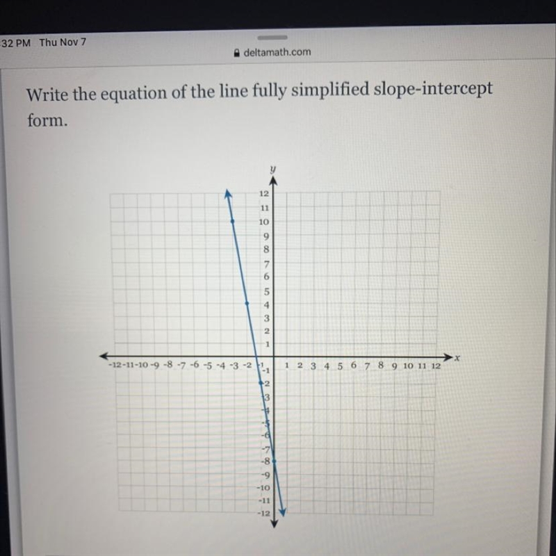 Help please in (y=mx+b) form-example-1