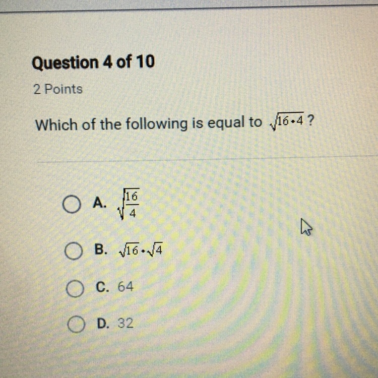 Which of the following is equivalent to...?-example-1