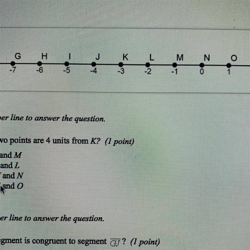 11. Which segment is congruent to segment gj? A.) HL B.) MO C.) KN D.) IM-example-1