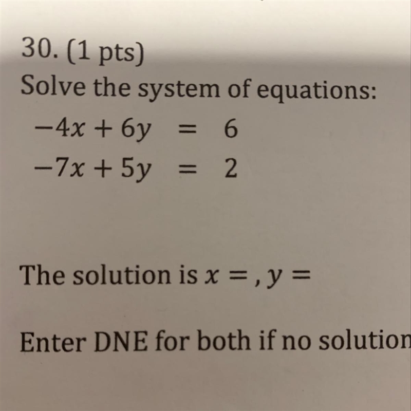 Need help please, solve the system of equations. Check photo-example-1