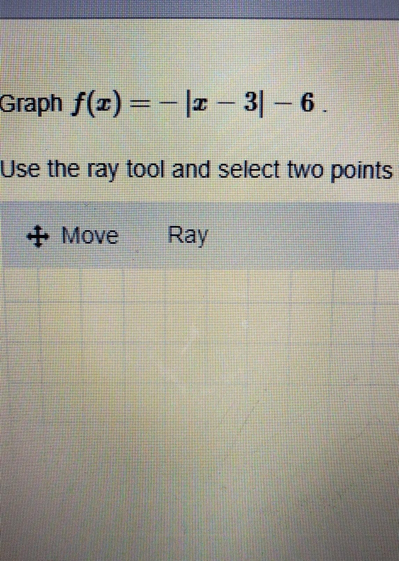 Graph f(x)= -[x-3]-6​-example-1