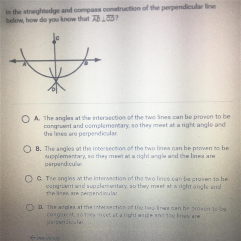 in the straightedge and compass construction of the perpendicular line below, how-example-1