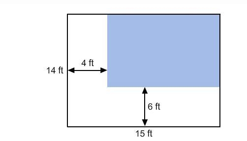 Find the perimeter of the region that is NOT shaded. 39 ft 29 ft 58 ft-example-1