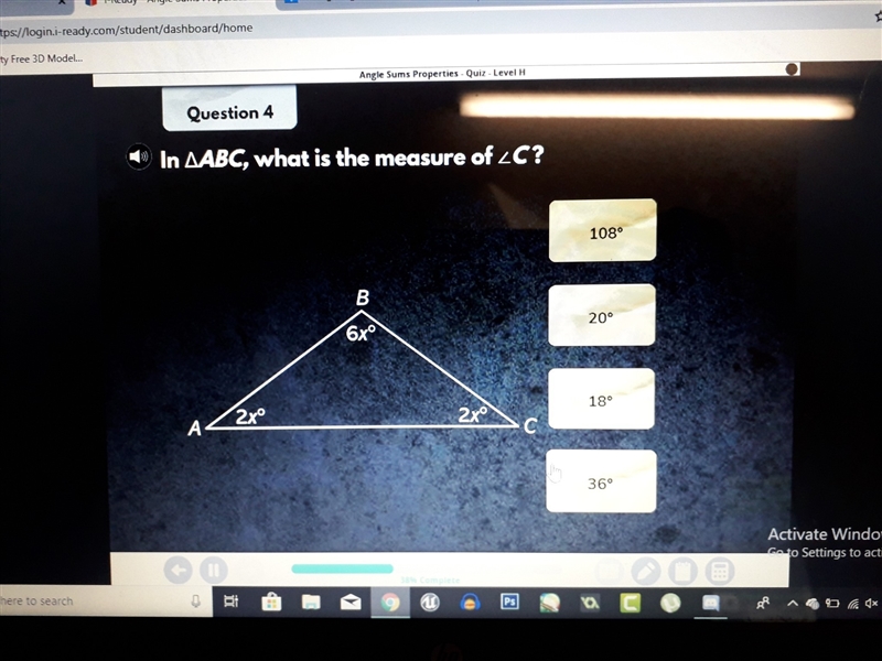 In △ABC, what is the measure of C?​-example-1