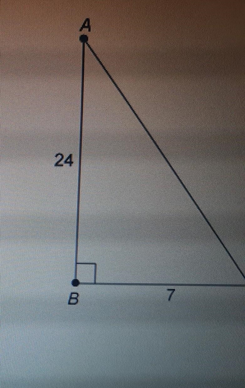 What is the value of tan C in this triangle? ​-example-1