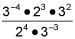 Pls Help What is the simplified expression for 3 to the power of negative 4 multiplied-example-1