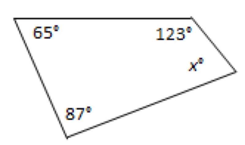 What is the value of x in the figure shown?-example-1