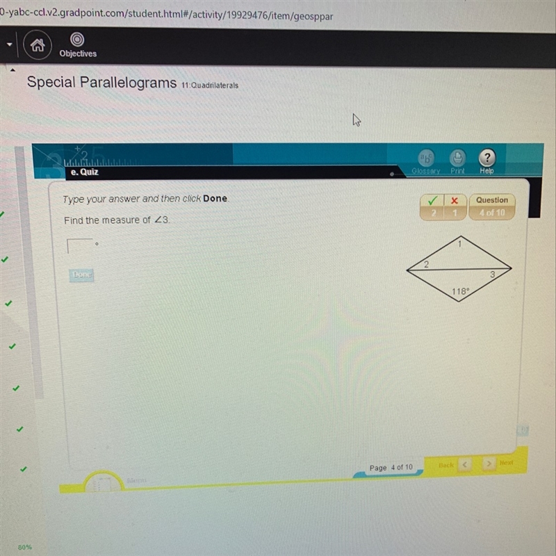 Find the measure of angle 3-example-1