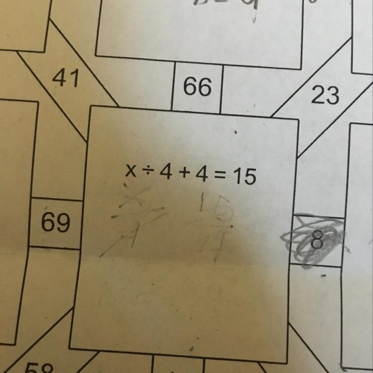 What does x equal? Its a thing for my math class and im confused-example-1