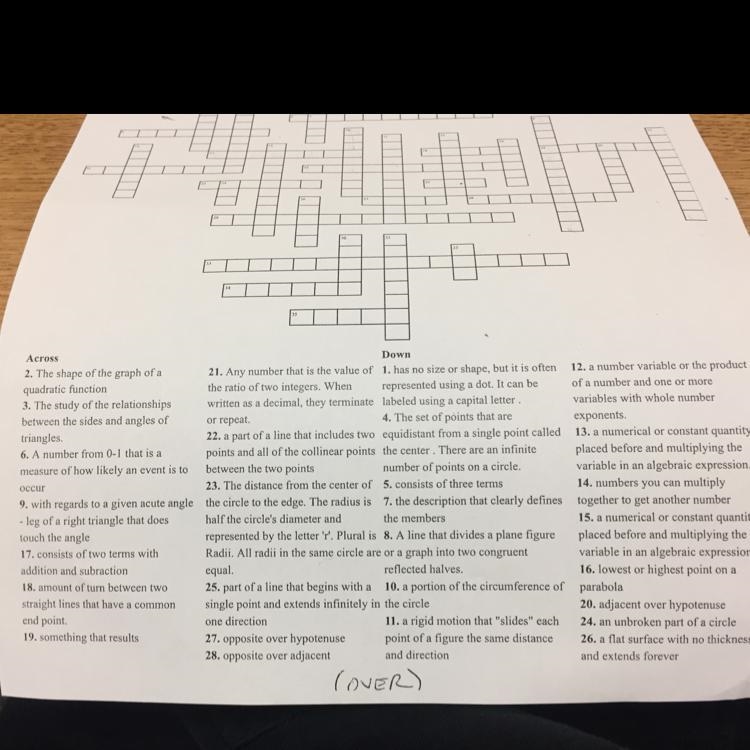 Please help. This is a math vocabulary crossword puzzle-example-1