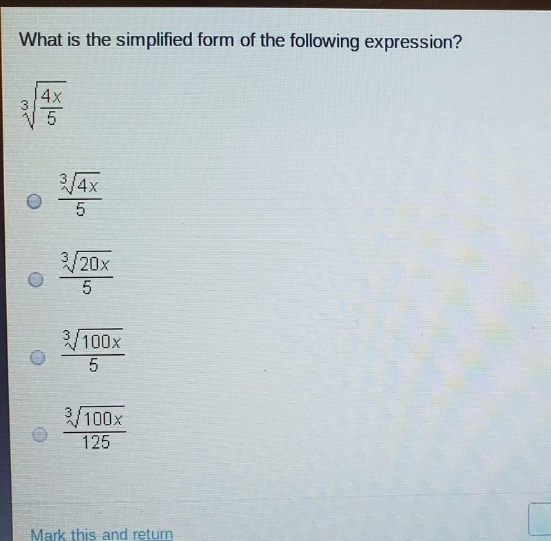 What is the simplified form of the following expression? Oo oo ​-example-1