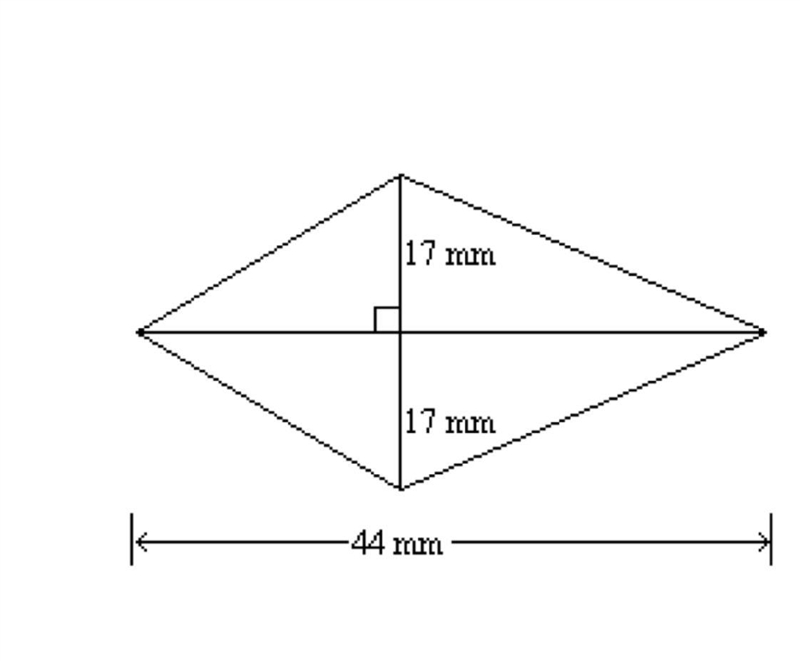 Find the area of the figure. Round to the nearest tenth if necessary. Question 2 options-example-1