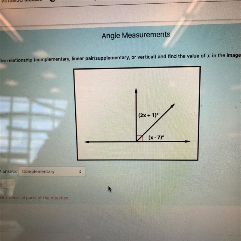 Please help find the value of x-example-1