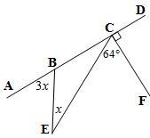 Find the value of x in each case. Give reasons to justify your solutions! B, C ∈ AD-example-1