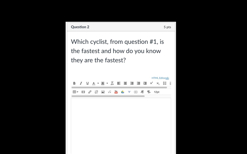 (ASAP NEED TO SUBMIT NOW!!!) What is the Unit Rate for each cyclist? How did you find-example-3