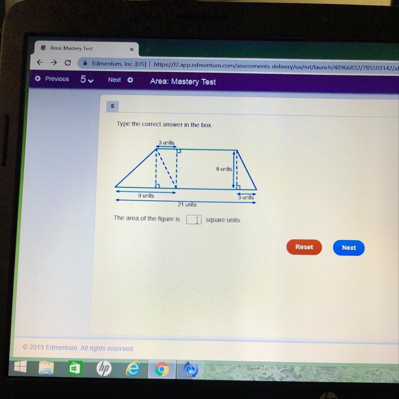 The area of the figure is___ square units.-example-1